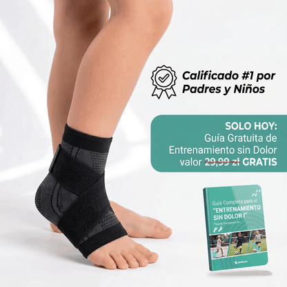 RecoverX – Vendaje estabilizador juvenil para el talón y el cartílago de crecimiento